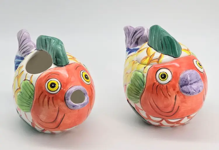 Fish Creamer and Sugar From Tabletops Unlimited Pescada Line