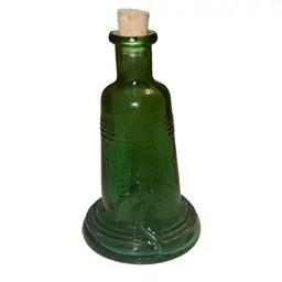 Liberty Bell Green Miniature Bottle Taiwan
