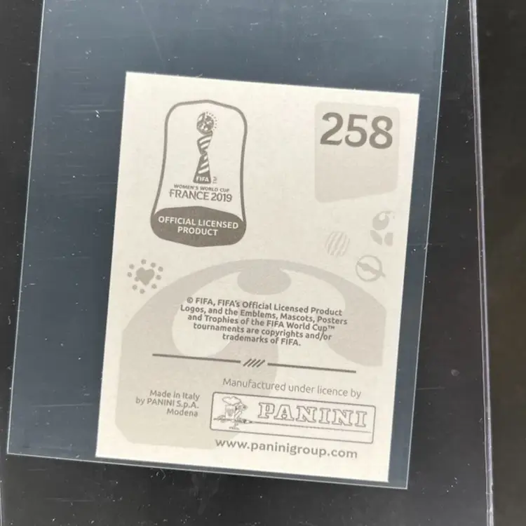 Alex Greenwood 2019 Panini Women’s World Cup Sticker England Soccer Card