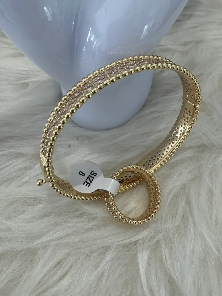 Exquisite Bracelet And Ring Set With Rhinestones