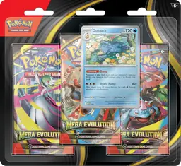 Mega Evolution 3 Pack Blister [Golduck] Ripped Live