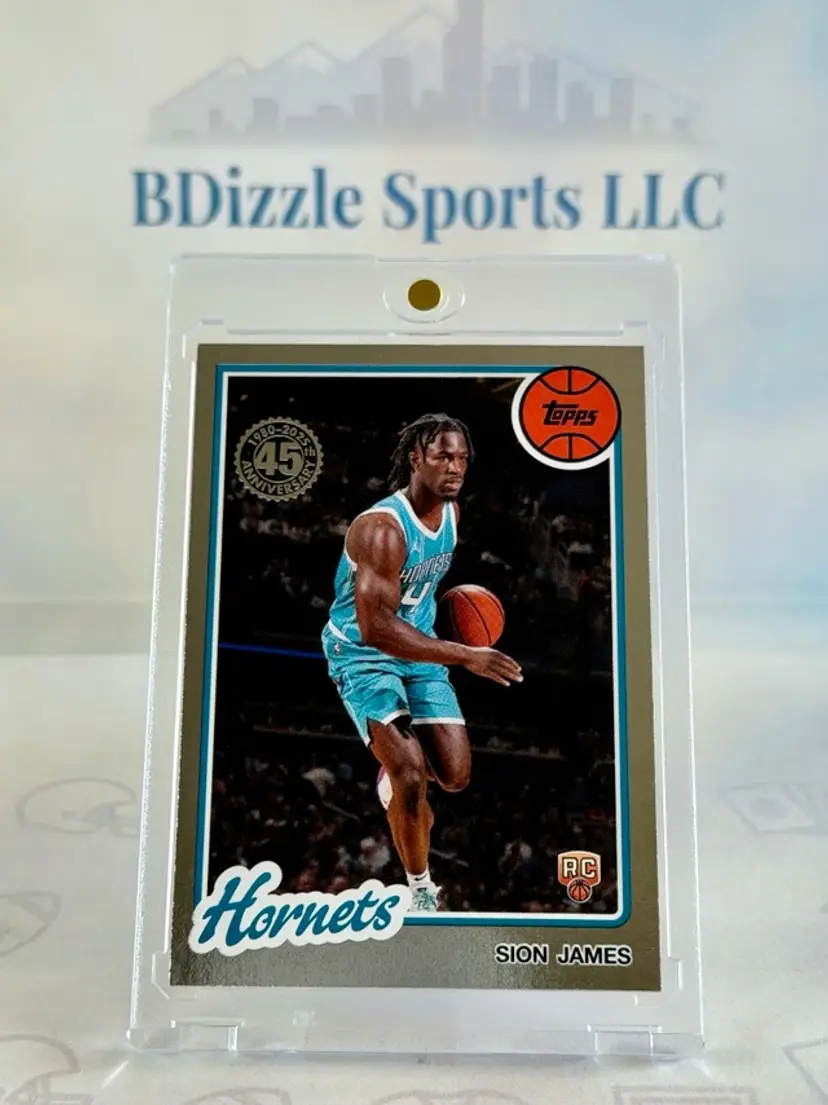 2025-26 Topps Sion James 1980-81 Topps Basketball #80BK-76 RC