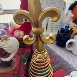 Large Fleur de Lis Christmas Tree Topper
