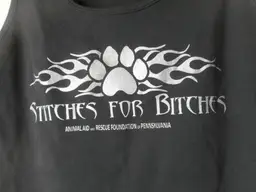 Stitches for Bitches Unisex Biker TANK BEATER Sz L #2