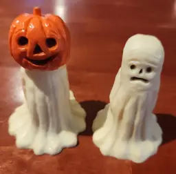 Vintage Wilton Halloween Ghost Ghoul JOL Cake Decorations HTF