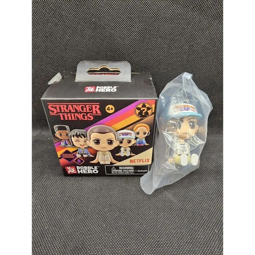 Netflix YuMe Stranger Things Bobble Hero DUSTIN HENDERSON 3” Bobblehead Figure