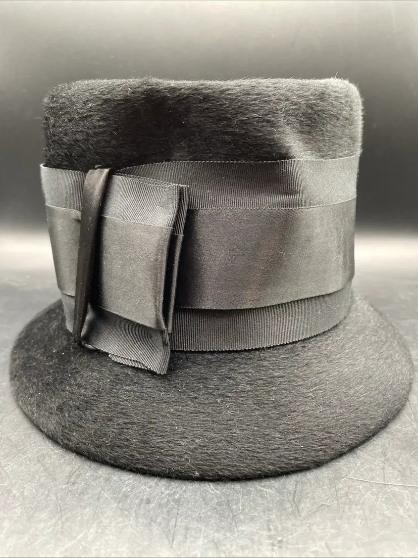 VTG 1960’s Vivi By Elite Contessa Black Hat