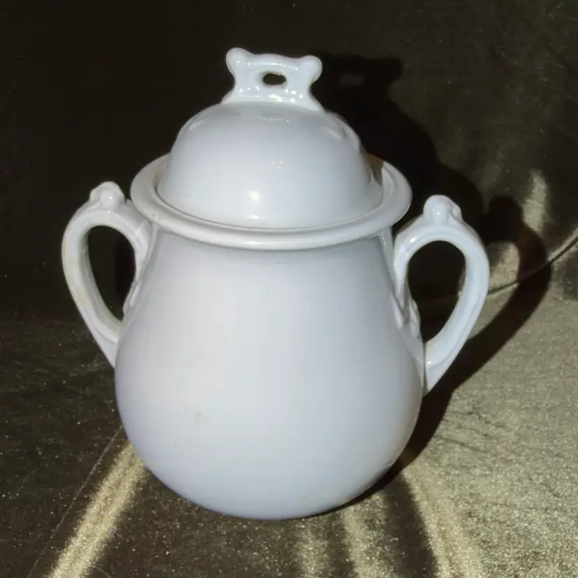 Antique Mellor, Taylor & Co. Warranted Stone China Sugar Bowl
