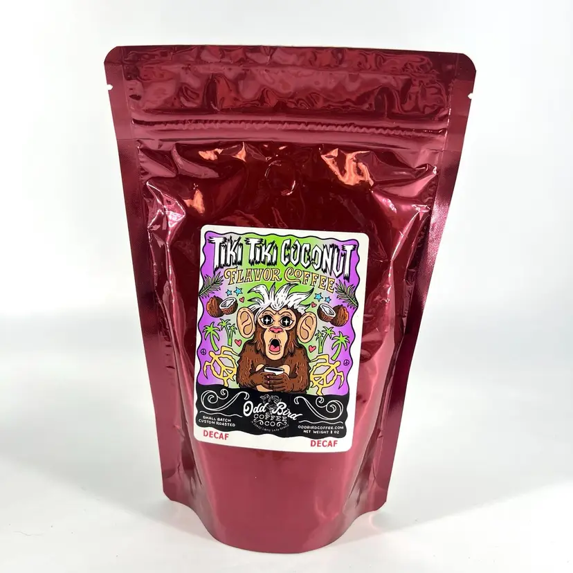 DECAF Tiki Tiki Coconut Odd Bird Coffee Co. 8oz