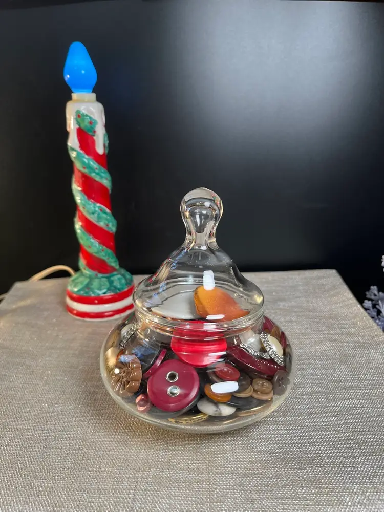 Variety of Buttons-Many Gold Toned Metal Buttons-Both Textured and Non Textured. Pearl & Silver Toned Buttons, Maroon Buttons, Grey, Black and Tan Buttons. Buttons w/ rhinestones.