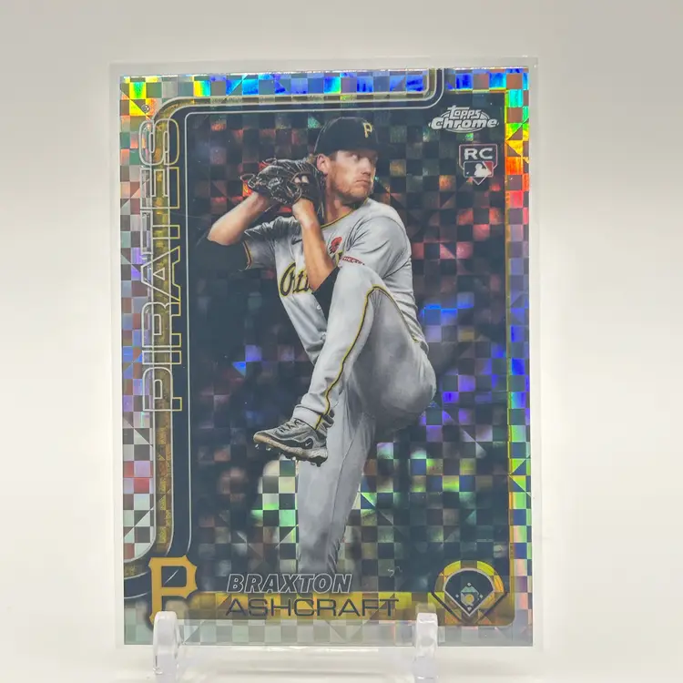 Braxton Ashcraft 2025 Topps Chrome Update X-fractor (RC) Pittsburgh Pirates