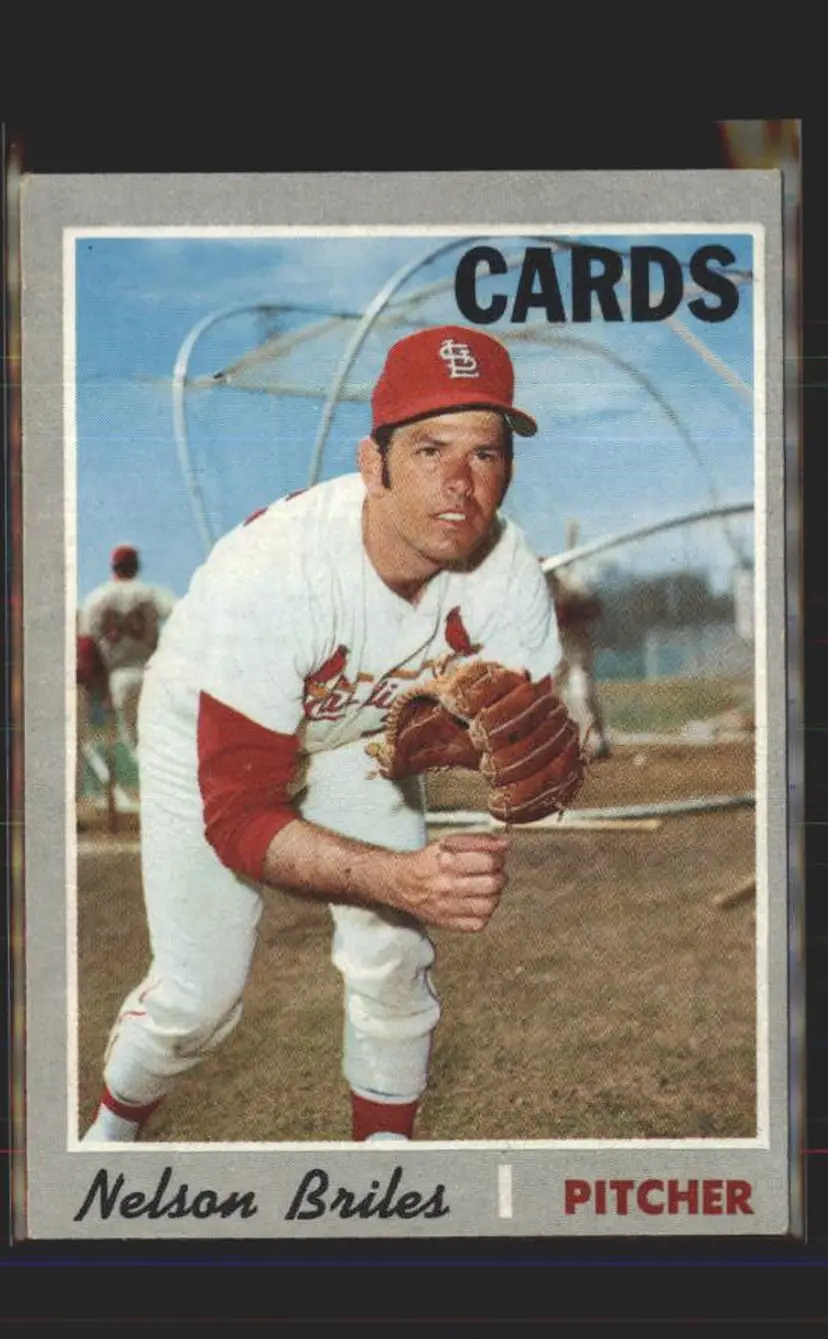 Nelson Briles 1970 Topps #435 - (pk6) - St. Louis Cardinals