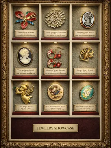Brooch Showcase 