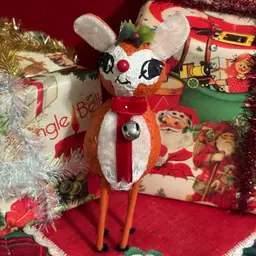 #22- Vtg minikins Deer- Whimsical