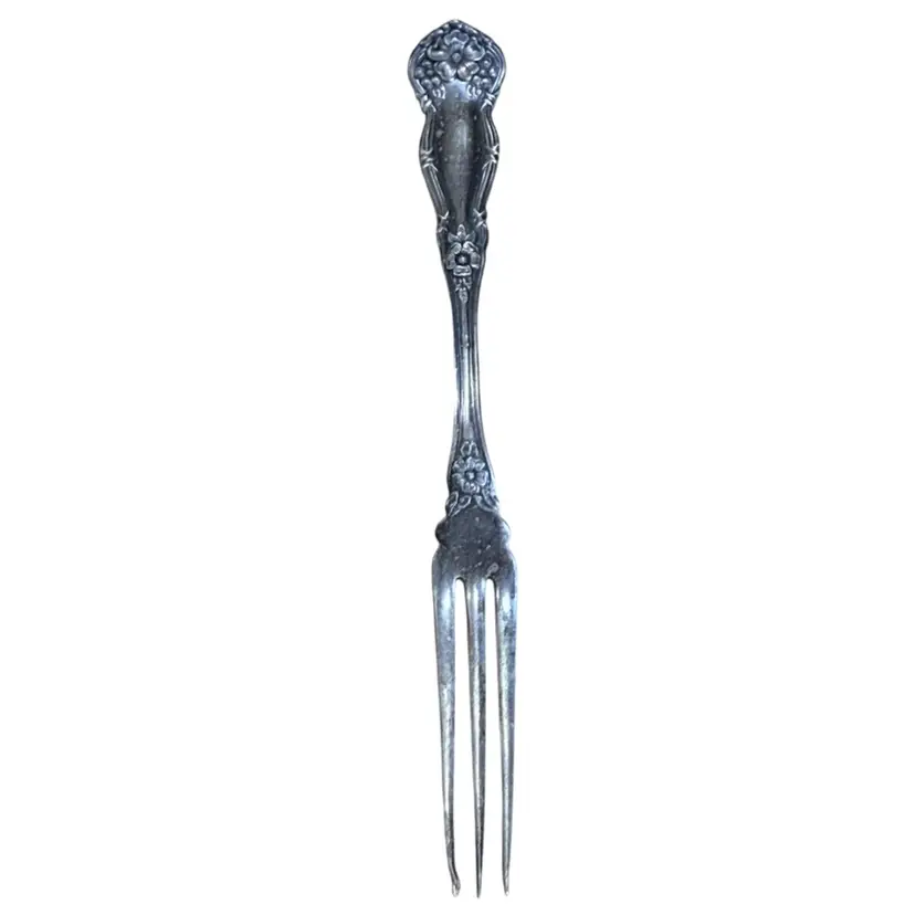 Arbutus Berry Fork 1908 Rogers Silverplate Ornate