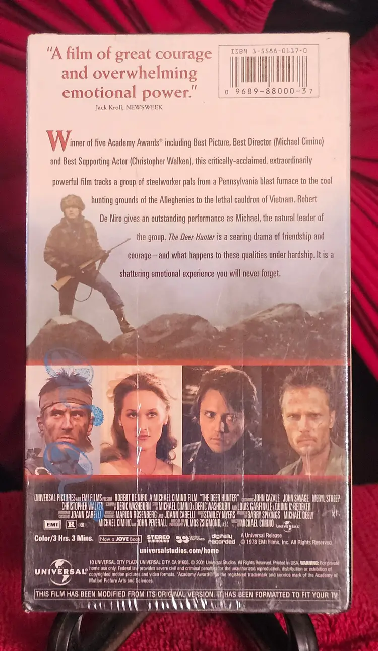 The Deer Hunter (VHS, 2001) Brand New, Factory Sealed
