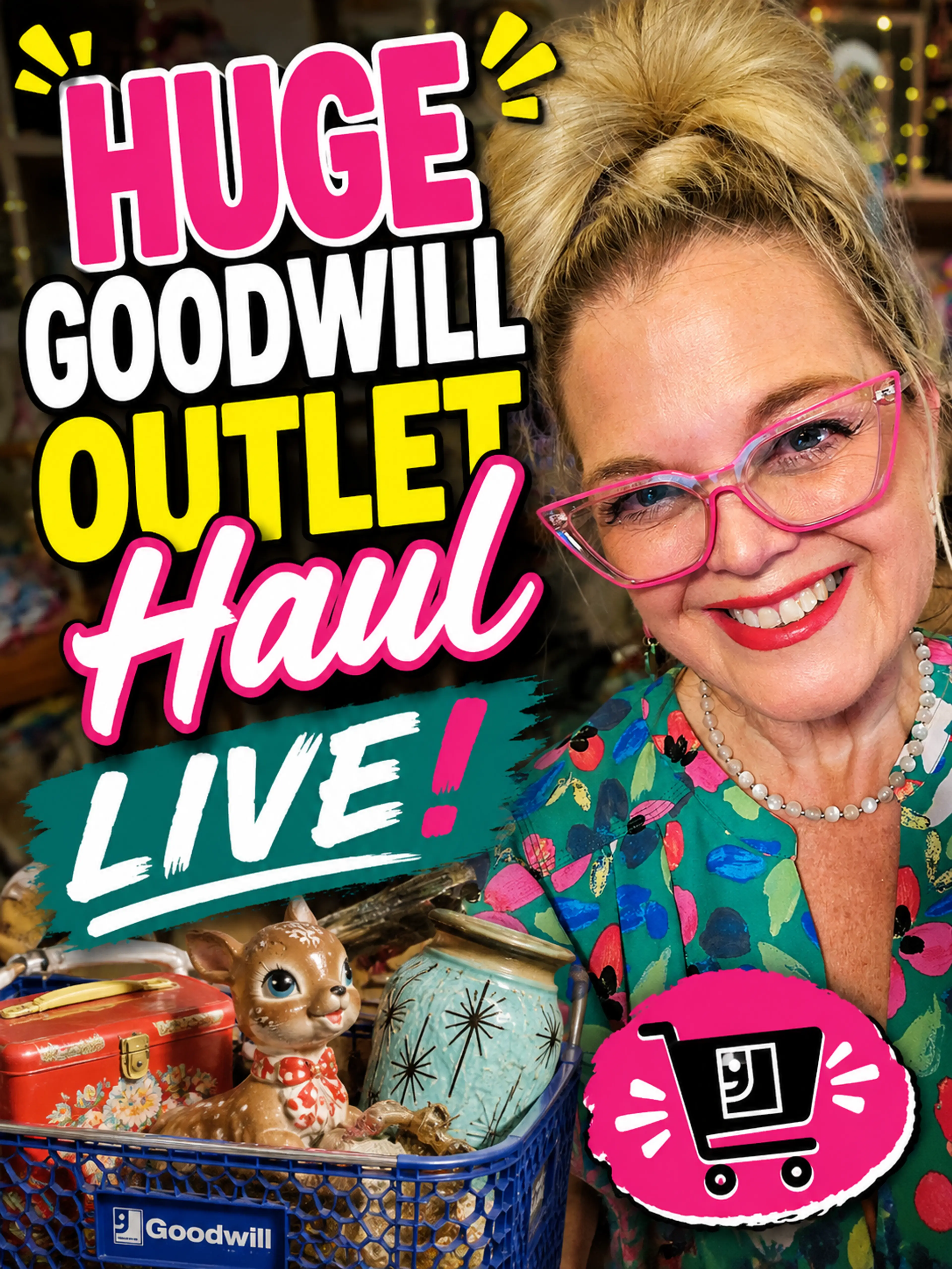 HUGE Goodwill Outlet Haul LIVE!!