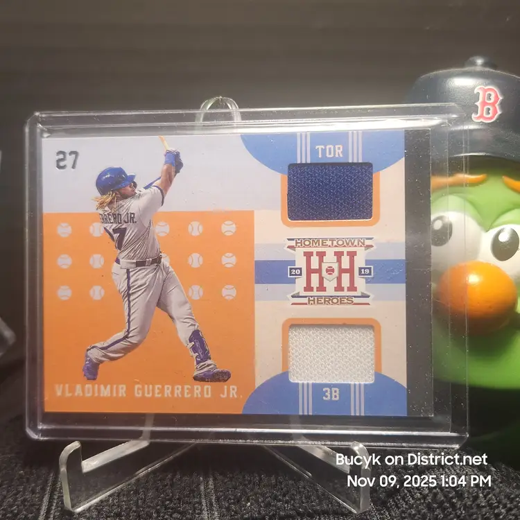 2019 Panini Hometown Heroes Relic - Vladimir Guerrero Jr Toronto Blue Jays
