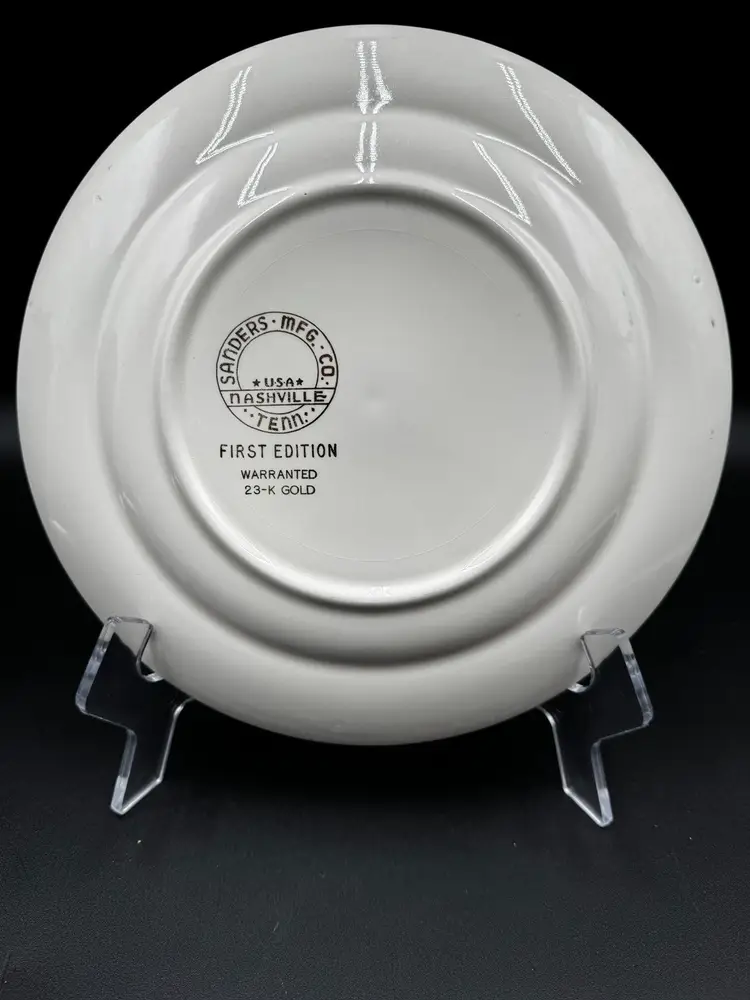 Mason Order Eastern Star 1st Edition
10" Plate 23K Gold Nashville USA VTG Rare