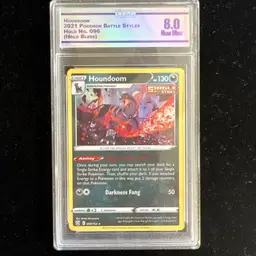 Houndoom 096/163 Pokemon 2021 Battle Styles Crown Collectibles 8.0