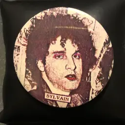 Vintage Sylvain Sylvain from New York Dolls Pinback Button Pin