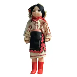 Ukrainian Doll In Ethnic Costume