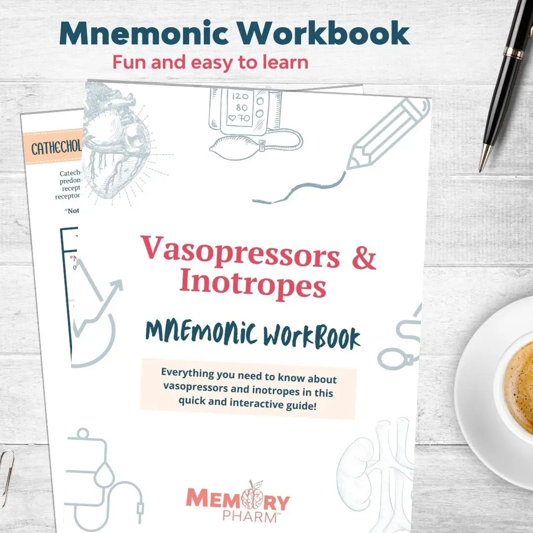 Vasopressors & Inotropes Mnemonic Workbook