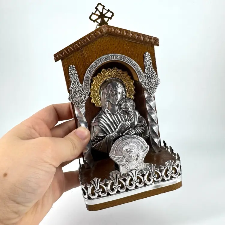 Theotokos (Virgin Mary) & Child Lamp AS IS