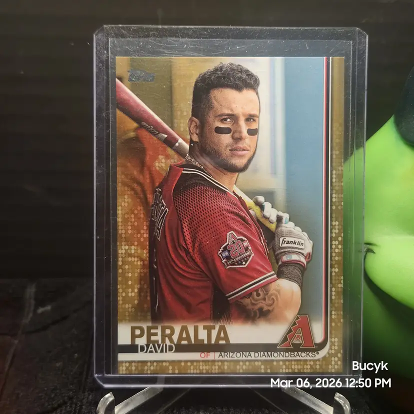 2019 Topps Gold Paper - David Peralta Arizona Diamondbacks 1917/2019
