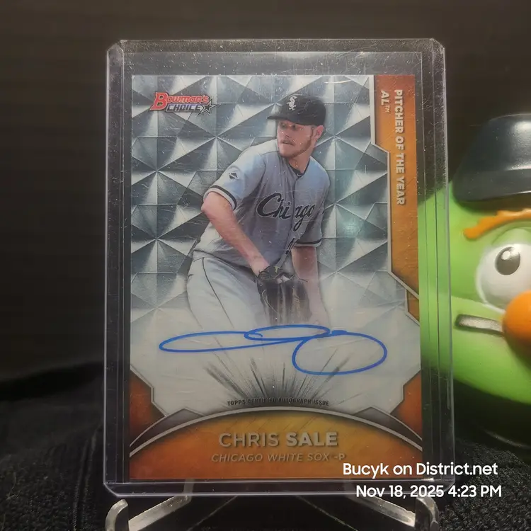2016 Bowman's Best POY Auto - Chris Sale Chicago White Sox 31/50