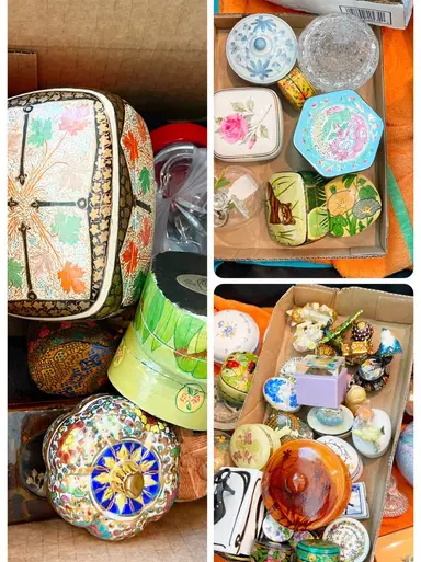 📣Who Has Trinkets And Needs A Vessel For It?~Trinket box Sale With Attic On The Beach📣