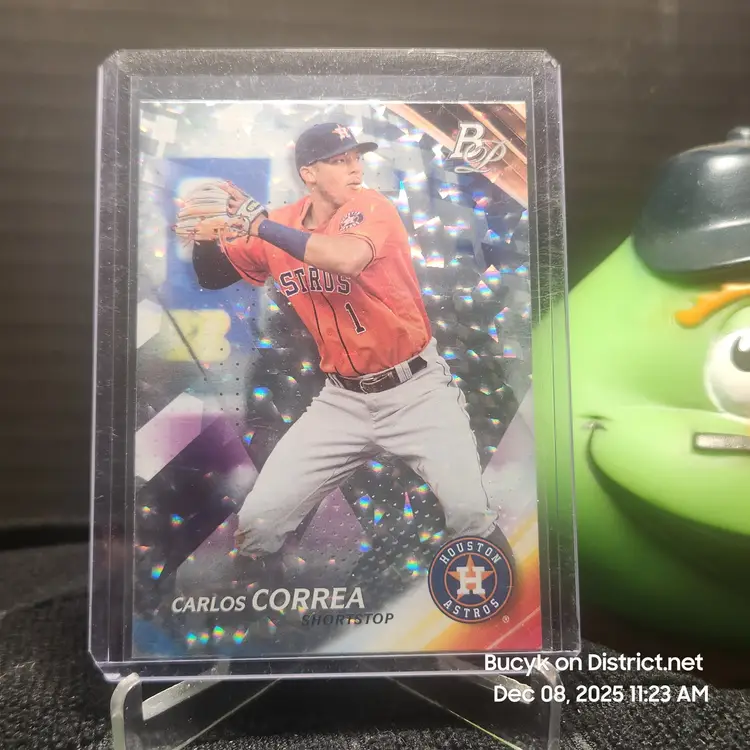 2017 Bowman Platinum Bubbles - Carlos Correa Houston Astros
