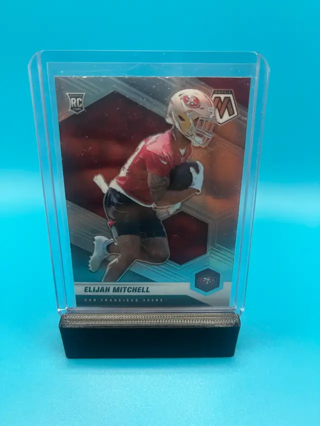 Elijah Mitchell Mosaic RC San Francisco 49ers