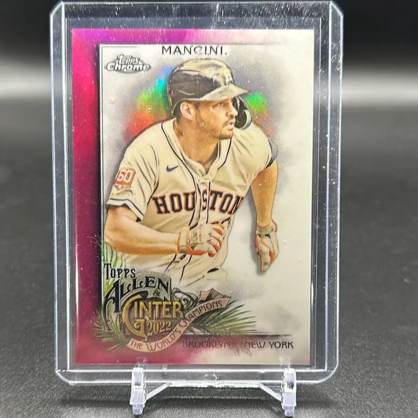 Trey Mancini 2022 Topps Allen & Ginter Chrome Pink /199 Houston Astros