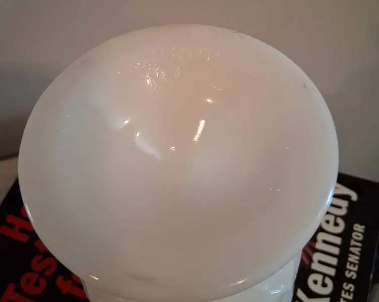 VINTAGE E.O. Brody Milk Glass Pedestal Compote MJ-42