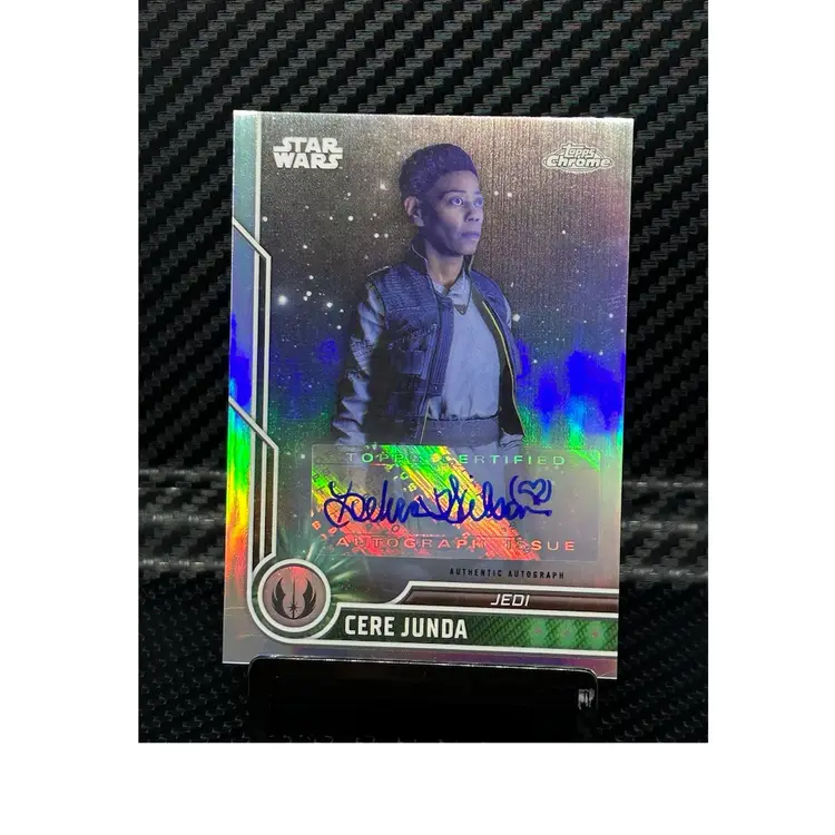 2023 Topps Chrome Star Wars Cere Junda Refractor Auto