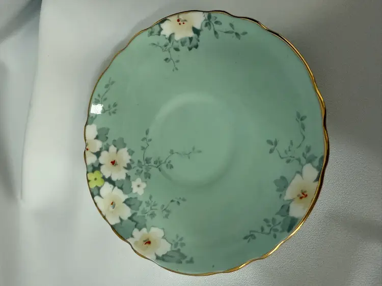 Fine Bone China Tea Cup And Saucer.  Crown Staffordshire England