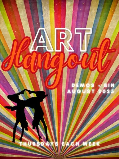 Art Hangout w/DoesItGlowGalMichelle 🥳🎉🥳