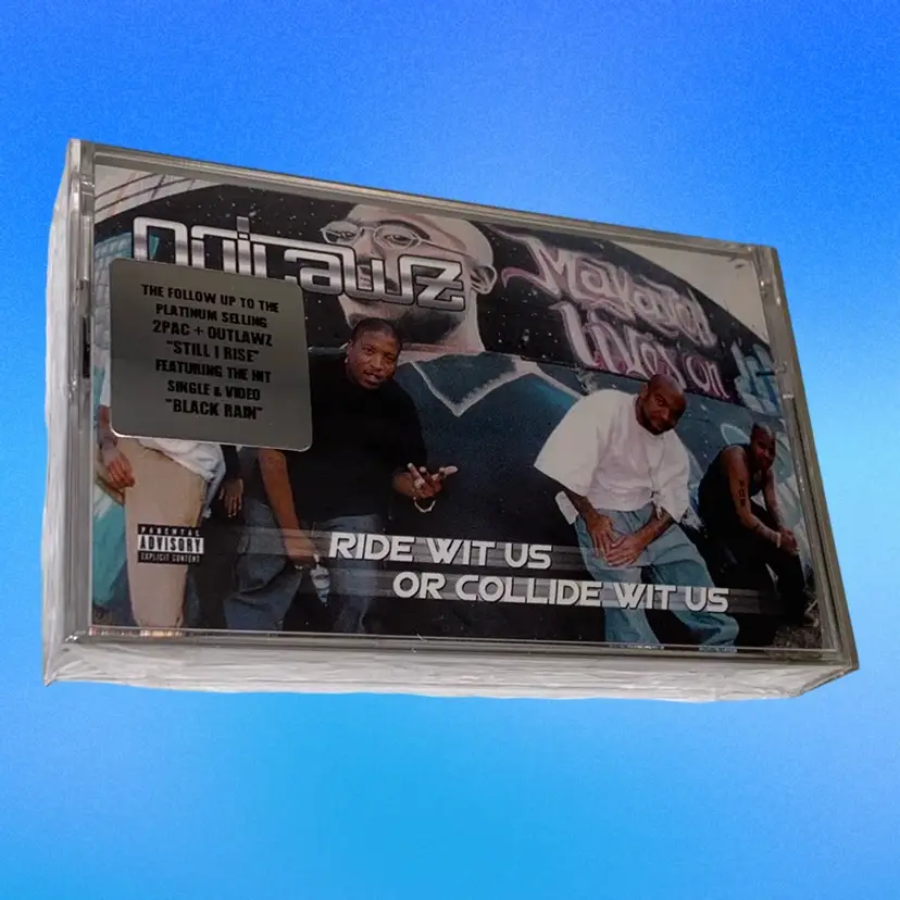 2000 Outlawz Cassette Tape Ride With Us Or Collide Wit Us New , Read Description