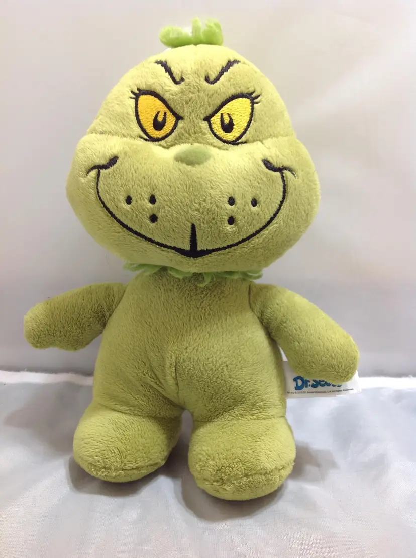 Aurora 2020 Dr Seuss Baby Grinch Who Stole Christmas 10” Green Stuffed Toy Plush