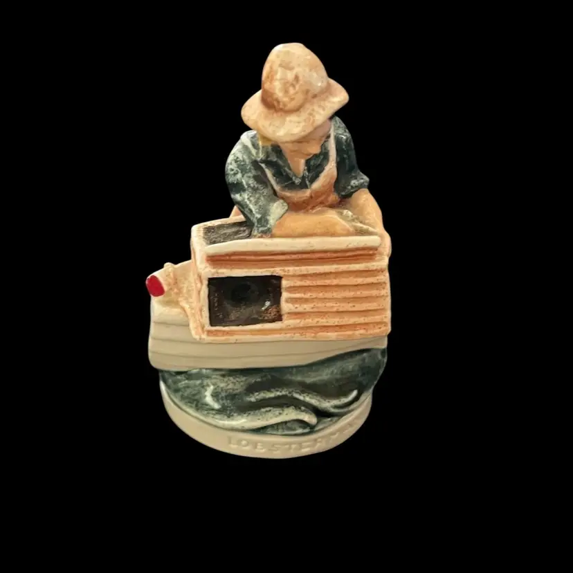 Sebastian Figurine 1942 Lobsterman Signed