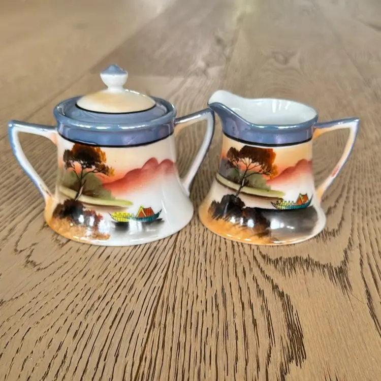 Chikararmichi Lusterwear Sugar & Creamer Set