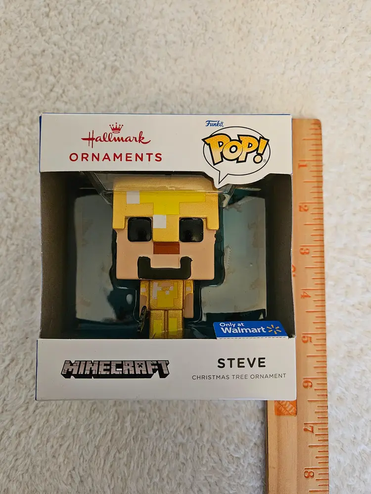 Hallmark Ornaments Funko Pop Minecraft Steve