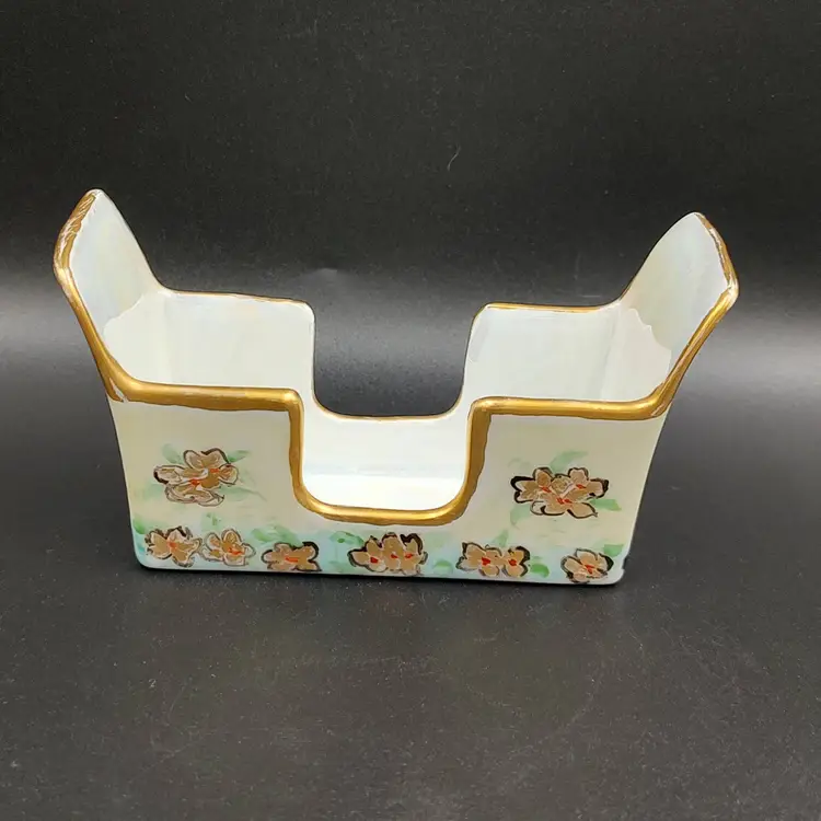 Vtg UNO Favorite Bavaria Porcelain Spoon  Holder