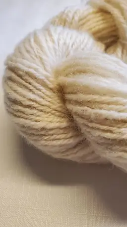 Jacob Sheep -sheep to shawl - handspun yarn - 2 ply