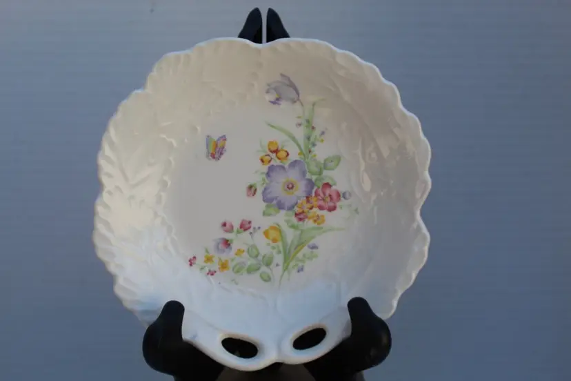 Vintage Sabre Lilac Whisper Candy Or Trinket  Dish 6" Porcelain Japan