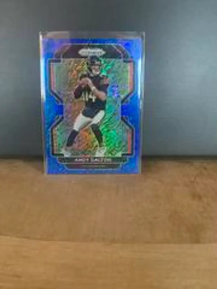 2021 Panini Prizm Andy Dalton #161 Blue Shimmer /25