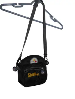 Versatile NFL Steelers Fanny pack belt loops carabiner cross body strap purse