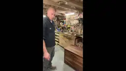 Walnut Night Stand With Hidden Compartments