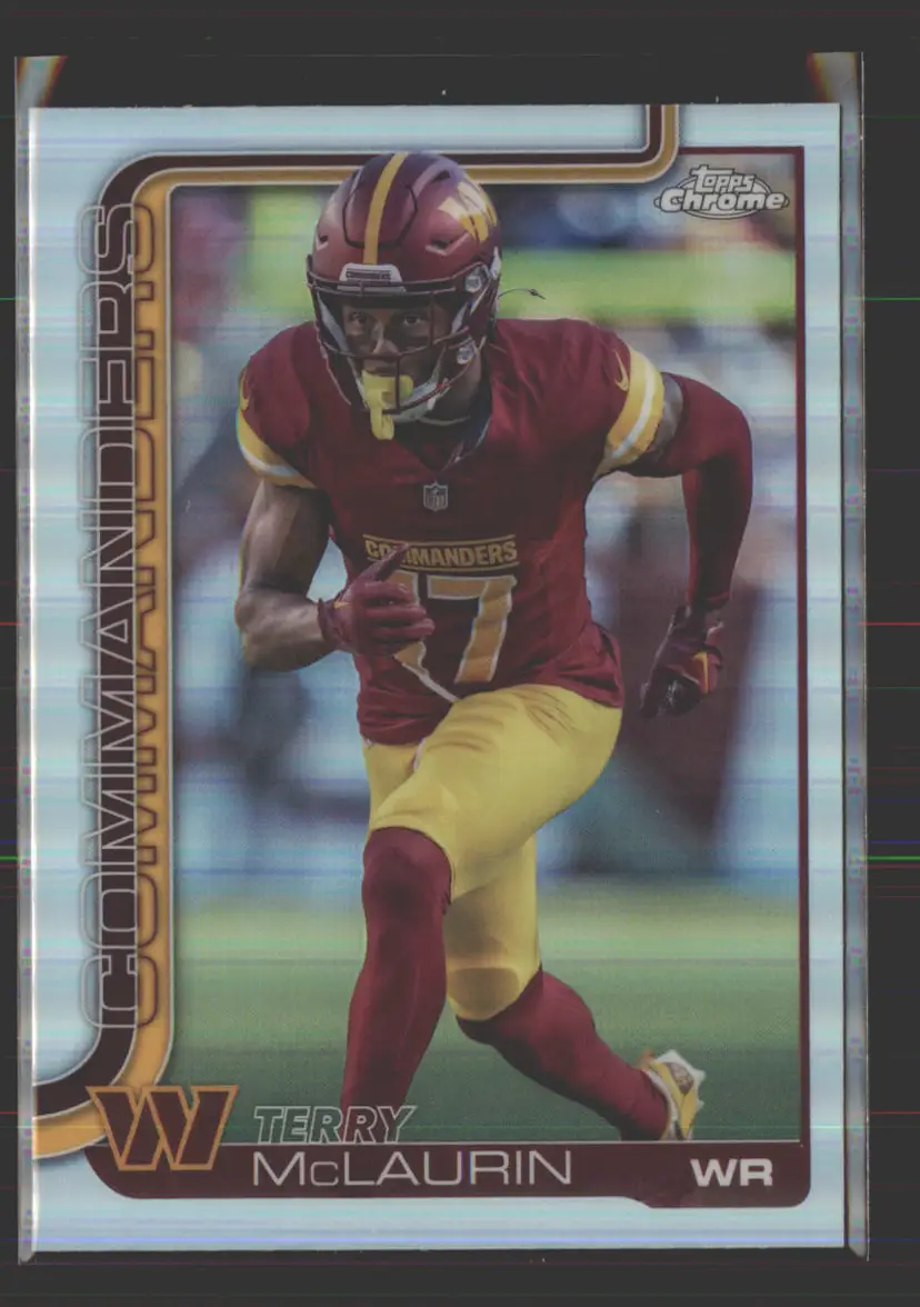 Terry Mclaurin 2025 Topps Chrome Refractor #208 - (142) - Washington Commanders